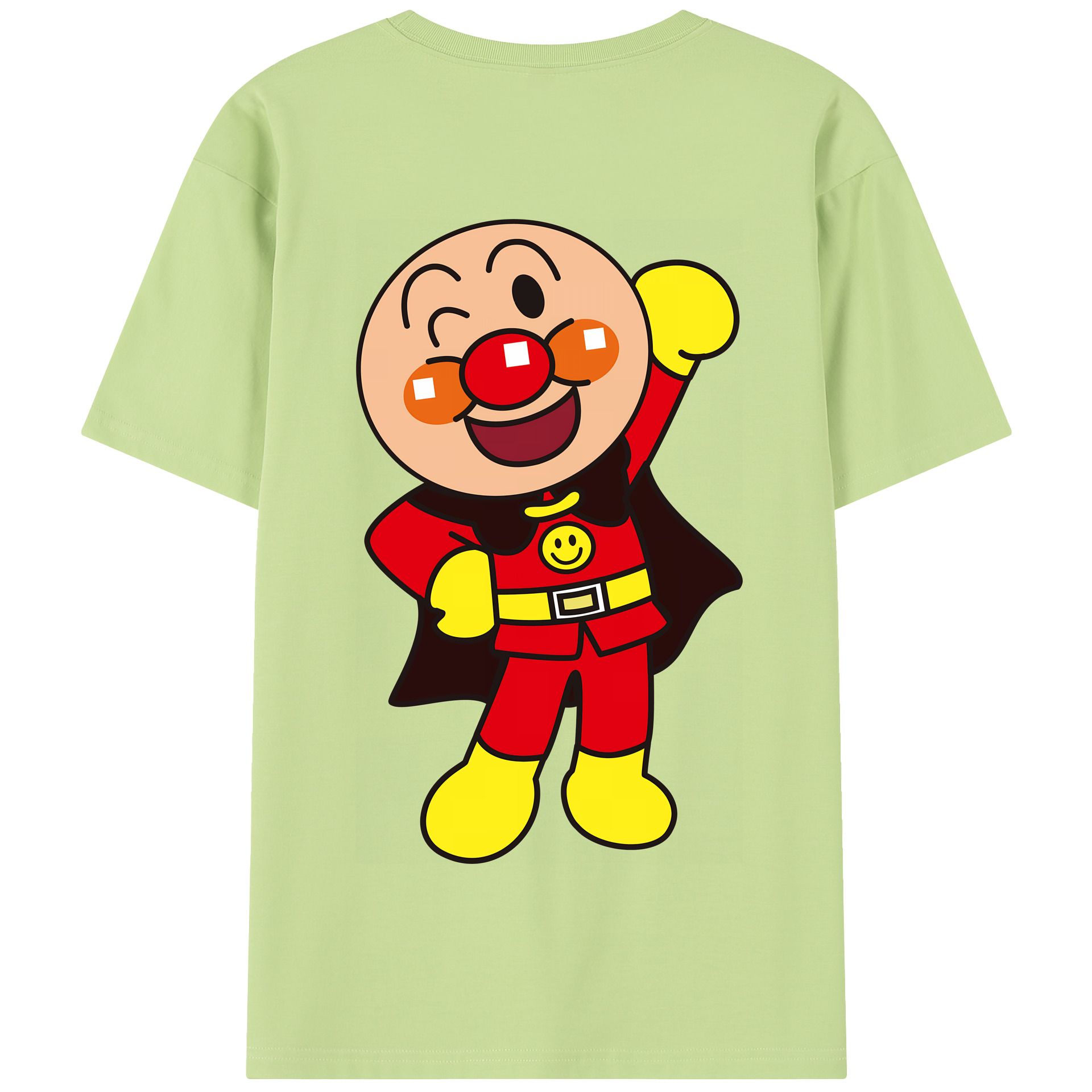 （画像用） アンパンマン Anpanman 綿100％半袖Tシャツ（背面プリント）